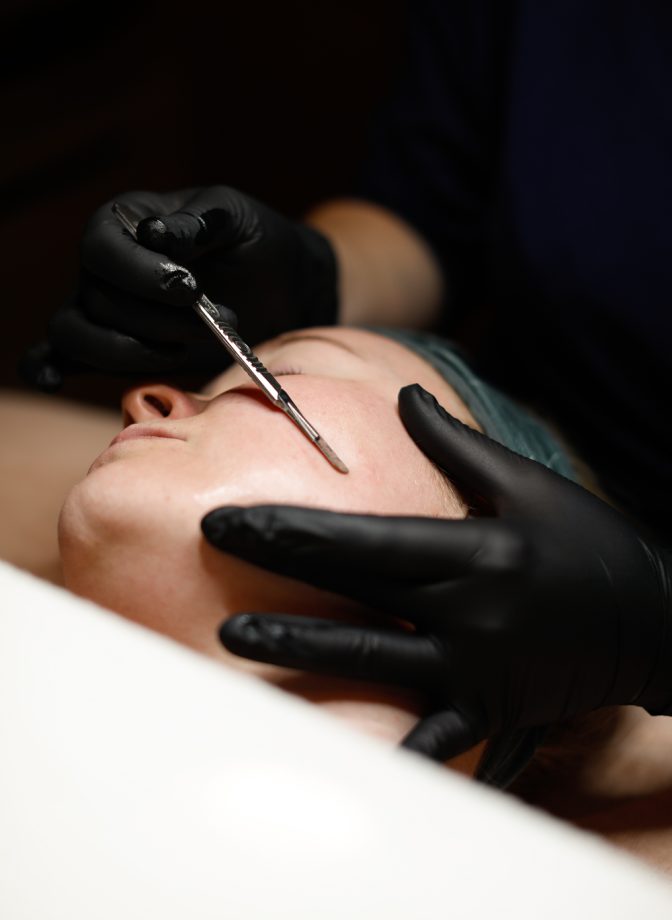 Dermaplaning and HydraFacial